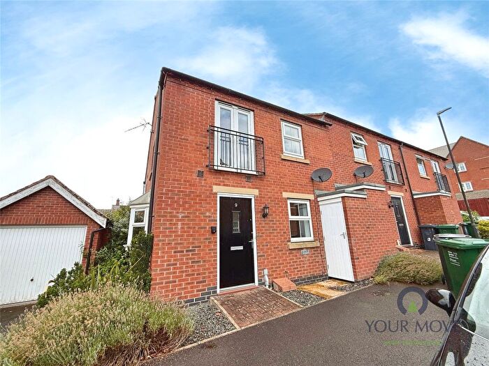 2 Bedroom Detached House To Rent In Easton Court, Church Gresley, Swadlincote, Derbyshire, DE11