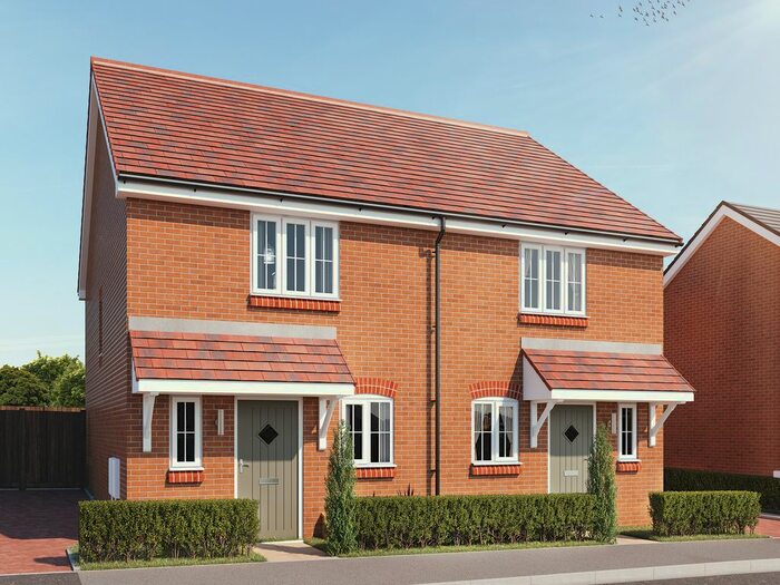 2 Bedroom Semi-detached House For Sale In "The Hooper" At Davison Drive, Bishop's Stortford, CM23