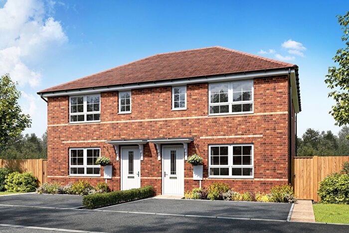 3 Bedroom Semi Detached House For Sale In "Mewstone" At Curborough, Lichfield, WS13