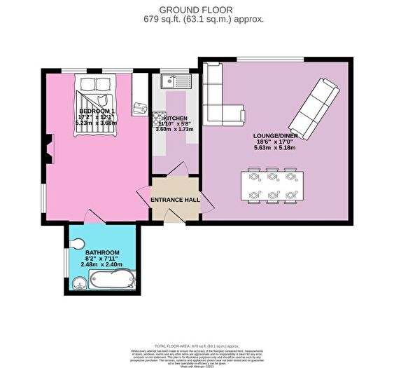 1 Bedroom Terraced House To Rent In Newcastle Drive, Nottingham, NG7