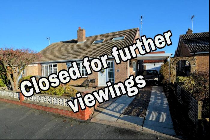 2 Bedroom Semi-Detached Bungalow To Rent In Foxdale Avenue, Thorpe Willoughby, Selby, YO8