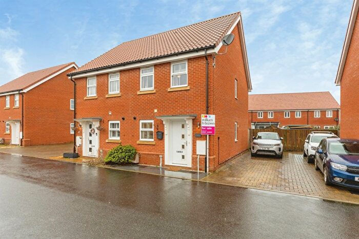 2 Bedroom Semi Detached House For Sale In Wellington Road, Attleborough, NR17