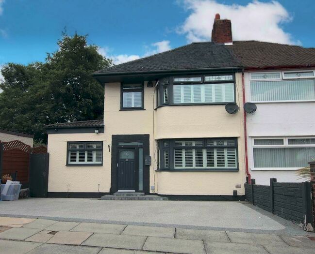 3 Bedroom Semi-Detached House To Rent In North Barcombe Road, Childwall, Liverpool, Merseyside, L16