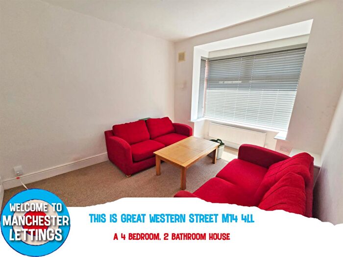 4 Bedroom End Of Terrace House To Rent In Great Western Street Manchester, M14