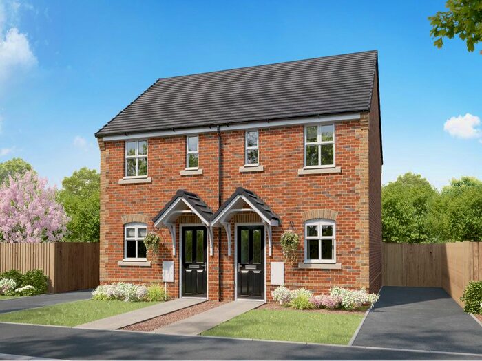 2 Bedroom Semi Detached House For Sale In "The Alnmouth" At High Road, Weston, Spalding, PE12