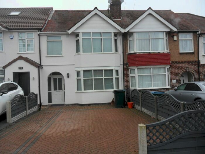 3 Bedroom Terraced House To Rent In Walsgrave Road, Stoke CV2