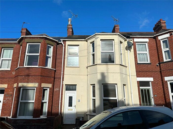 3 Bedroom Terraced House To Rent In Lawn Road, Exmouth, Devon, EX8
