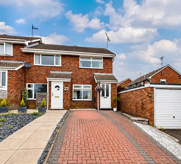 2 Bedroom Semi-Detached House For Sale In Rockingham Close, Allestree, Derby, DE22