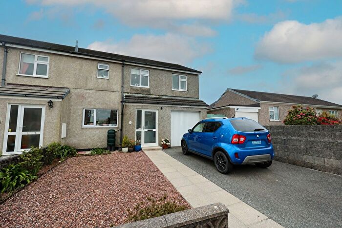 3 Bedroom Semi Detached House For Sale In Barton Road, Central Treviscoe, St Austell, PL26