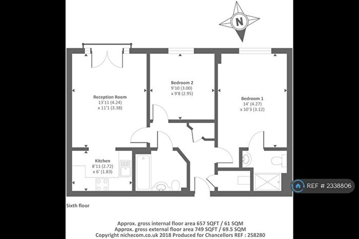 2 Bedroom Flat To Rent In Aspect Court, Slough, SL1