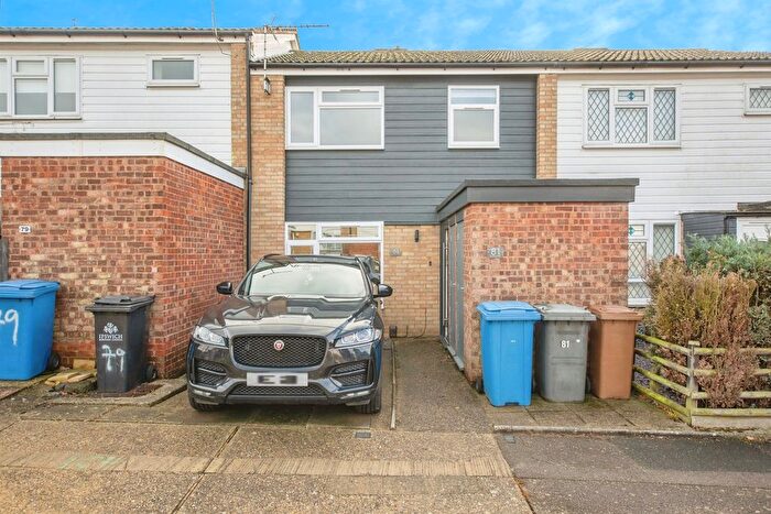 3 Bedroom Terraced House For Sale In Downing Close, Ipswich, IP2