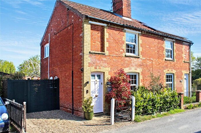 2 Bedroom Semi-Detached House For Sale In Bridge Street, Bramfield, Halesworth, Suffolk, IP19