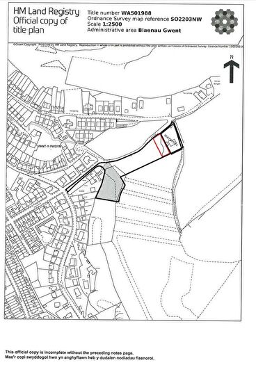 Land For Sale In Cwm Farm Road, Six Bells, Abertillery, NP13