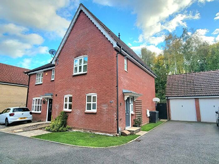 3 Bedroom Semi Detached House For Sale In Rowan Close, Claydon, Ipswich, Suffolk, IP6