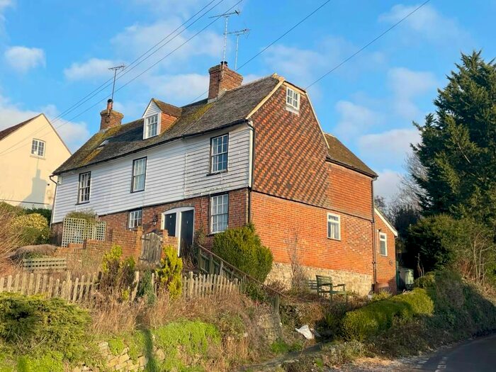 2 Bedroom End Of Terrace House For Sale In Bank Cottages, Pilgrims Way, Hollingbourne, Maidstone, Kent, ME17