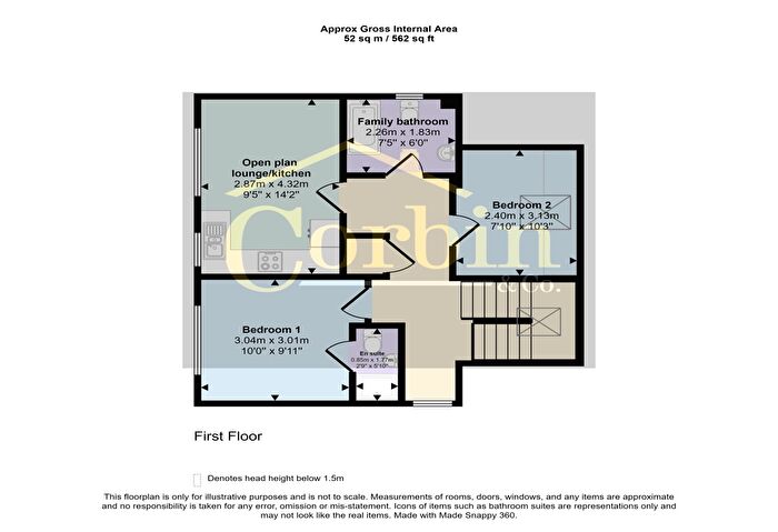 2 Bedroom Flat To Rent In Fff Jewell Road, Bournemouth, Dorset, BH8