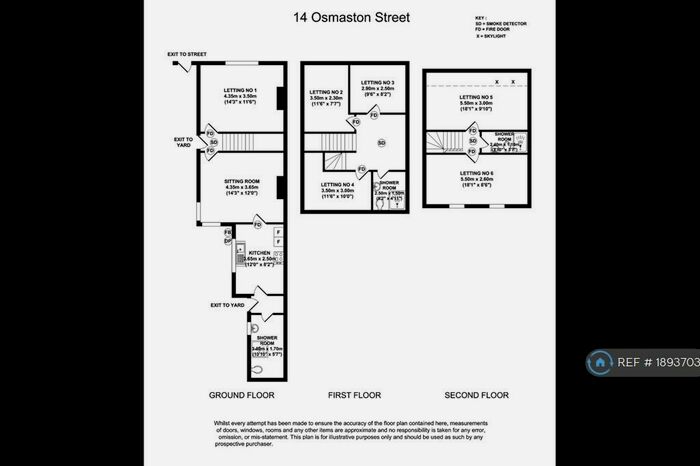 6 Bedroom Terraced House To Rent In Osmaston Street, Nottingham, NG7