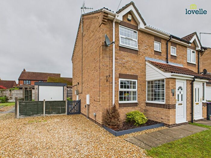 2 Bedroom Semi-Detached House For Sale In Wellesley Close, Market Rasen, LN8