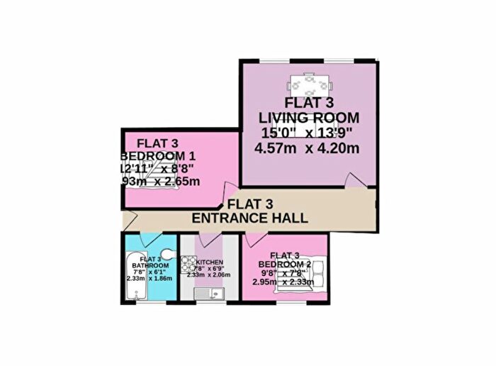 2 Bedroom Flat To Rent In Flat Trowell Grove, Long Eaton, Nottingham, NG10