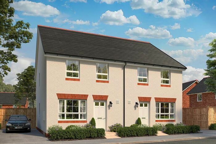 3 Bedroom Semi-Detached House For Sale In "Brue" At Sandys Moor, Wiveliscombe, Taunton, TA4