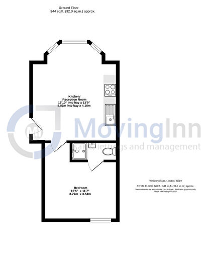 1 Bedroom Flat To Rent In Whiteley Road, Gipsy Hill, SE19