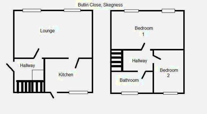 2 Bedroom Terraced House To Rent In Butlin Close, Skegness, PE25