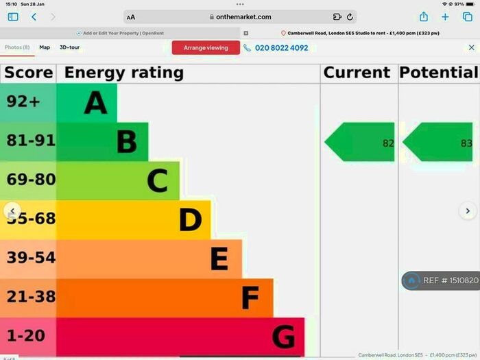 Studio To Rent In Camberwell Road, London, SE5
