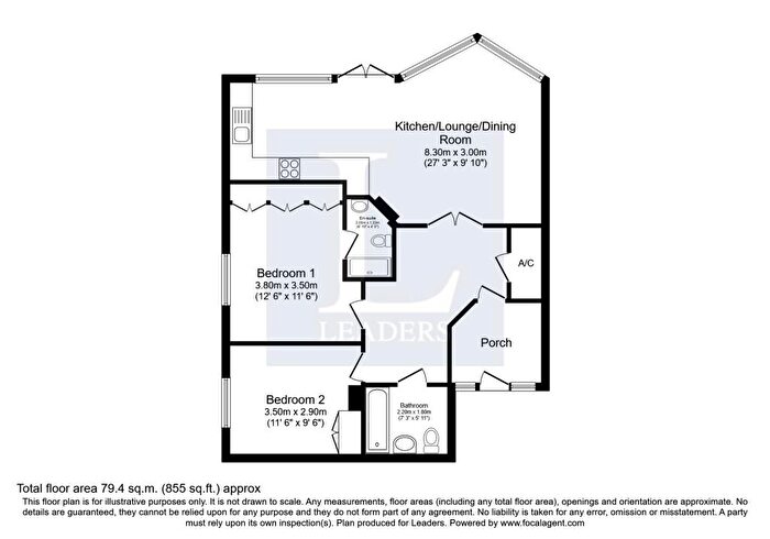 2 Bedroom Apartment To Rent In Studland Road, Bournemouth, BH4