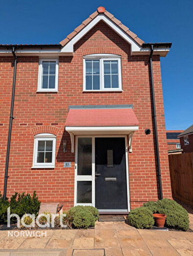 2 Bedroom End Of Terrace House To Rent In Bailey Close, Old Catton, NR6