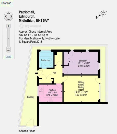 1 Bedroom Flat To Rent In , Patriothall, Edinburgh, EH3