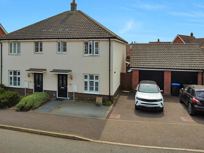 3 Bedroom Semi Detached House For Sale In Sorley Road, Stowmarket, IP14