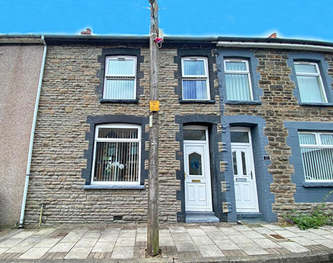 2 Bedroom Terraced House For Sale In Usk Road, Bargoed, CF81