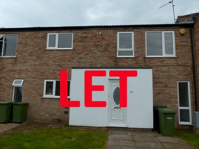 3 Bedroom Terraced House To Rent In Barnstock, Bretton, Peterborough, Cambridgeshire, PE3