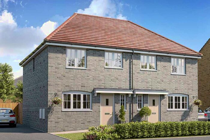 3 Bedroom Semi-detached House For Sale In "The Caddington" At Stump Cross Hill Road, Quarrington, NG34