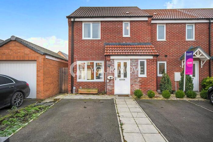 3 Bedroom End Of Terrace House For Sale In Cupola Close, North Hykeham, Lincoln, Lincolnshire LN6