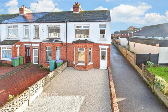 2 Bedroom End Of Terrace House For Sale In Somerset Road, Cheriton, Kent, CT19