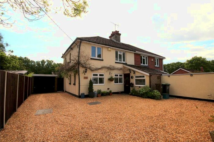 3 Bedroom Semi-Detached House For Sale In Ringwood Road, Three Legged Cross, Wimborne, Dorset, BH21