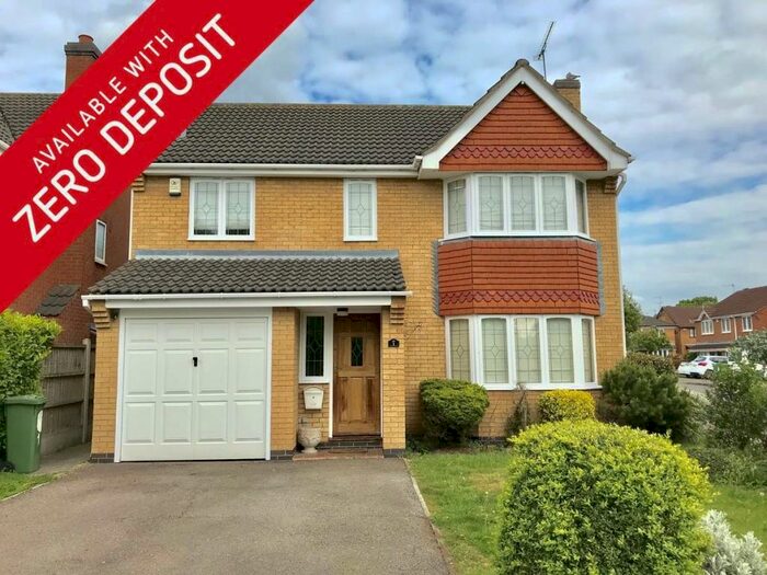 4 Bedroom Detached House To Rent In Charles Way, Whetstone, Leicester, LE8