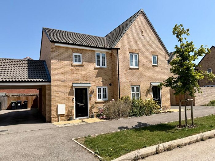 2 Bedroom Semi-Detached House For Sale In Forsythia Road, Ely, Cambridgeshire, CB6