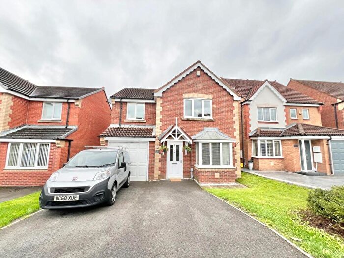 4 Bedroom Detached House For Sale In Larmouth Court, Willington, DL15