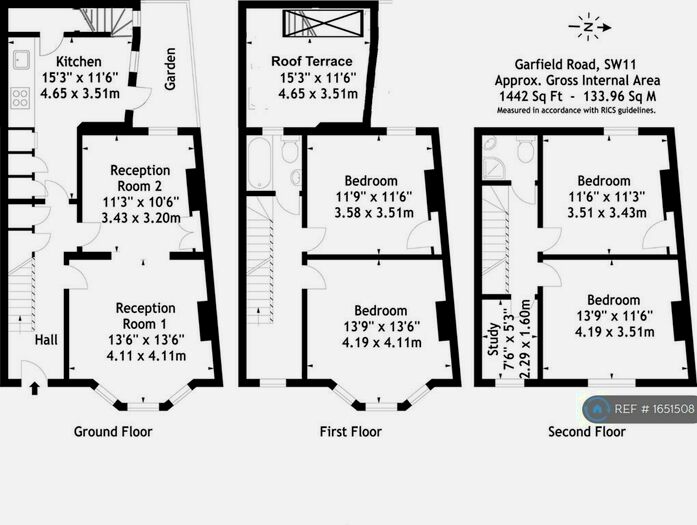 4 Bedroom Terraced House To Rent In Garfield Road, London, SW11