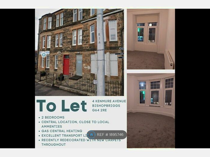 2 Bedroom Flat To Rent In Kenmure Avenue, Bishopbriggs, Glasgow, G64