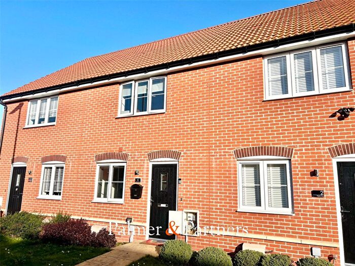 2 Bedroom Terraced House For Sale In Poppy Way, Kirby Cross, Frinton-On-Sea, Essex, CO13