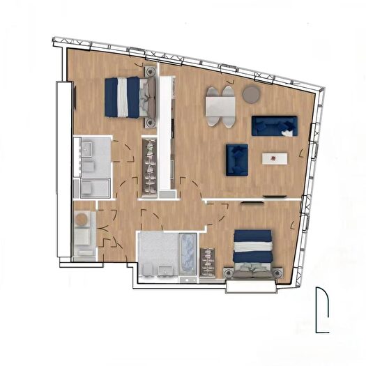 2 Bedroom Apartment To Rent In Silvercroft Street, Manchester, M15