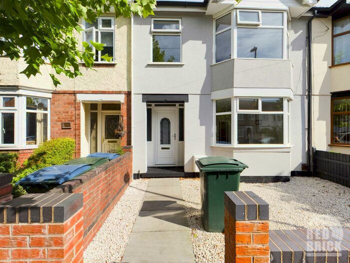 3 Bedroom Terraced House To Rent In Loudon Avenue, Coventry, West Midlands, CV6
