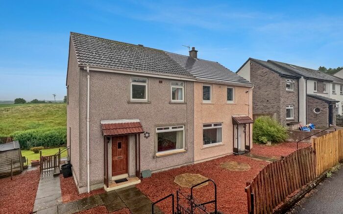 2 Bedroom Semi-Detached House For Sale In Hill Drive, Eaglesham, East Renfrewshire, G76