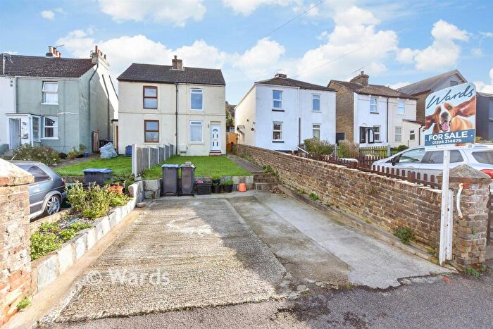 2 Bedroom Semi Detached House For Sale In Churchill Road, Dover, Kent, CT17