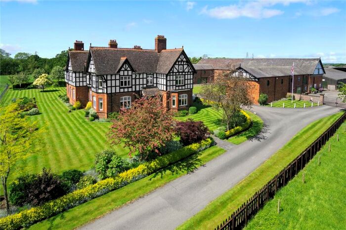 Detached House For Sale In Nantwich Road, Wimboldsley, Nr Middlewich, Cheshire, CW10