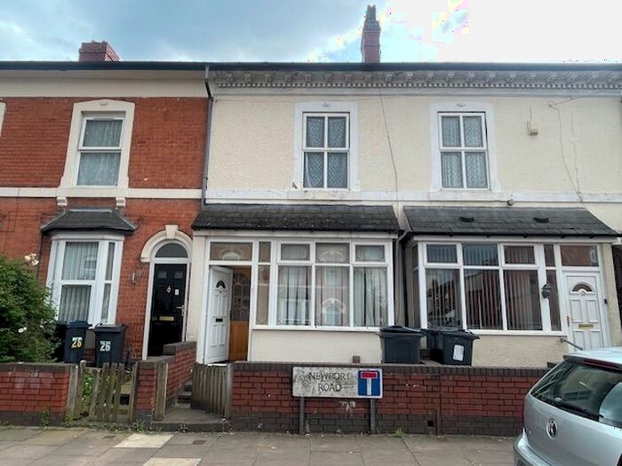 3 Bedroom Terraced House To Rent In Newport Road, Birmingham, B12