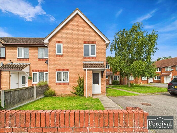1 Bedroom End Of Terrace House For Sale In Berkley Close, Highwoods, Colchester, Essex, CO4